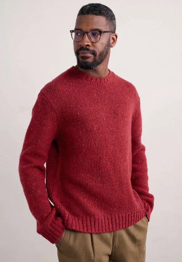 BIZEN - Strickpullover - red umber