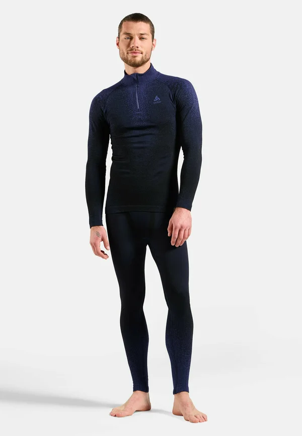 BL TURTLE NECK L/S HALF ZIP PERFORMANCE WARM COMB - Unterhemd/-shirt - skipper blue