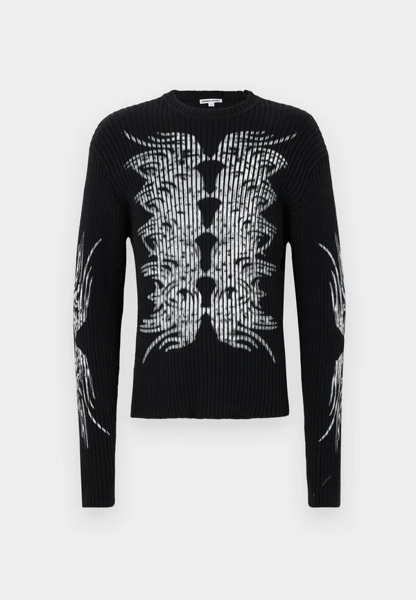 BLACK TATTOO RIBBED KNIT UNISEX - Strickpullover - multi coloured