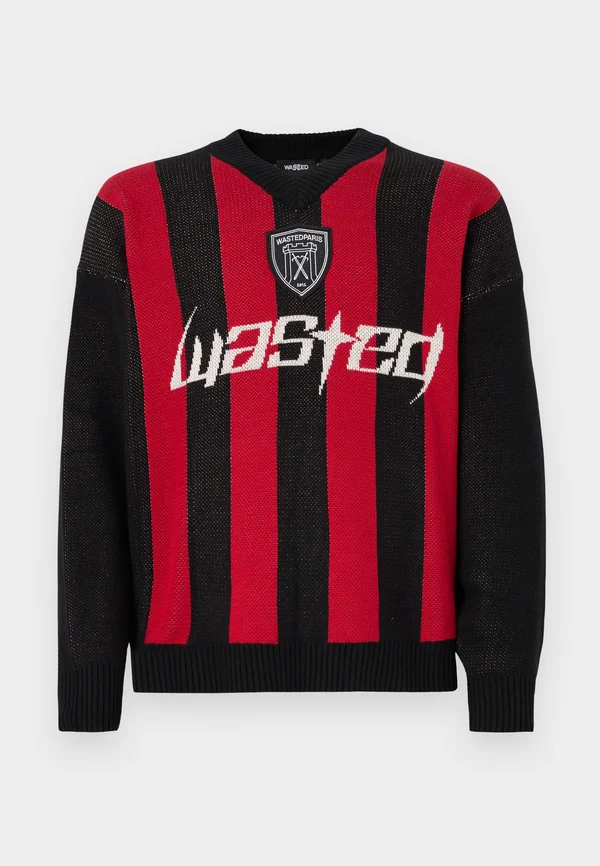 BLADE SWEATER UNISEX - Strickpullover - black/red