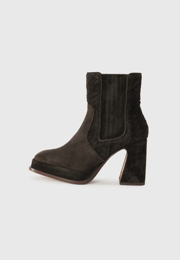 BLANCHE - High Heel Stiefelette - cafe