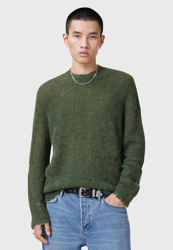 BLEAKER CREW, - Strickpullover - green