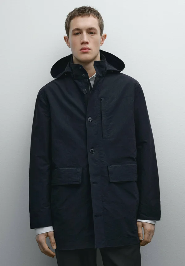 BLEND HOODED  - Kurzmantel - dark blue