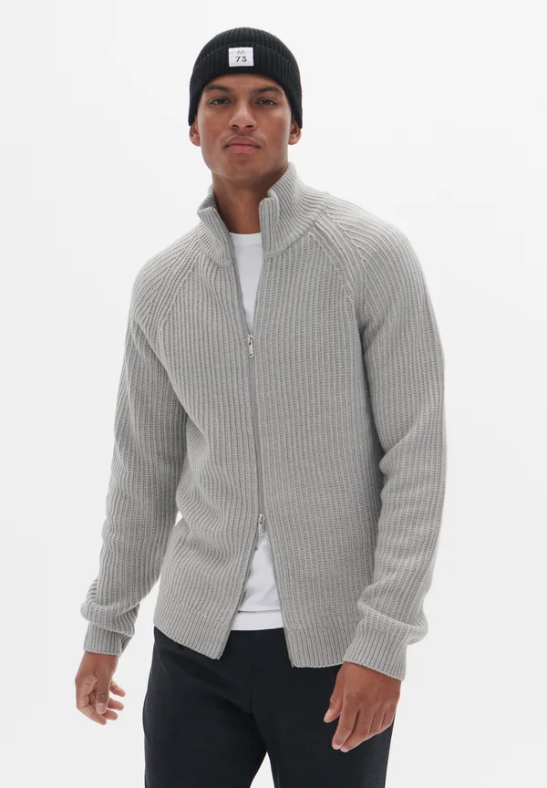 BLIMEY - Strickjacke - light grey melange