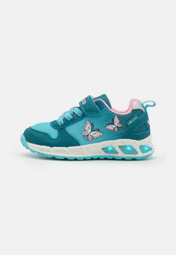BLINKY GIRL - Sneaker low - petrol/turquoise/rose