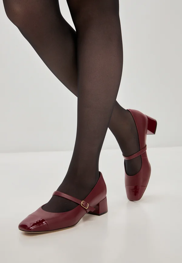 BLOCK HEELS - Pumps - bordo