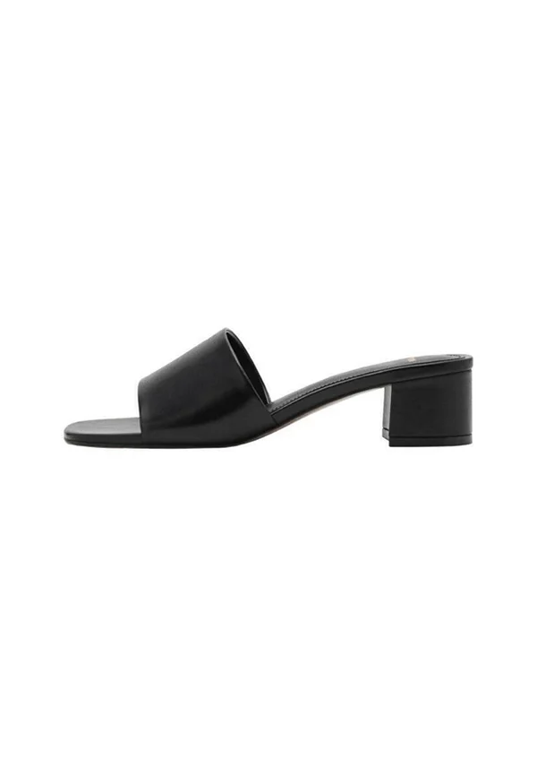 BLOCK - Pantolette hoch - black