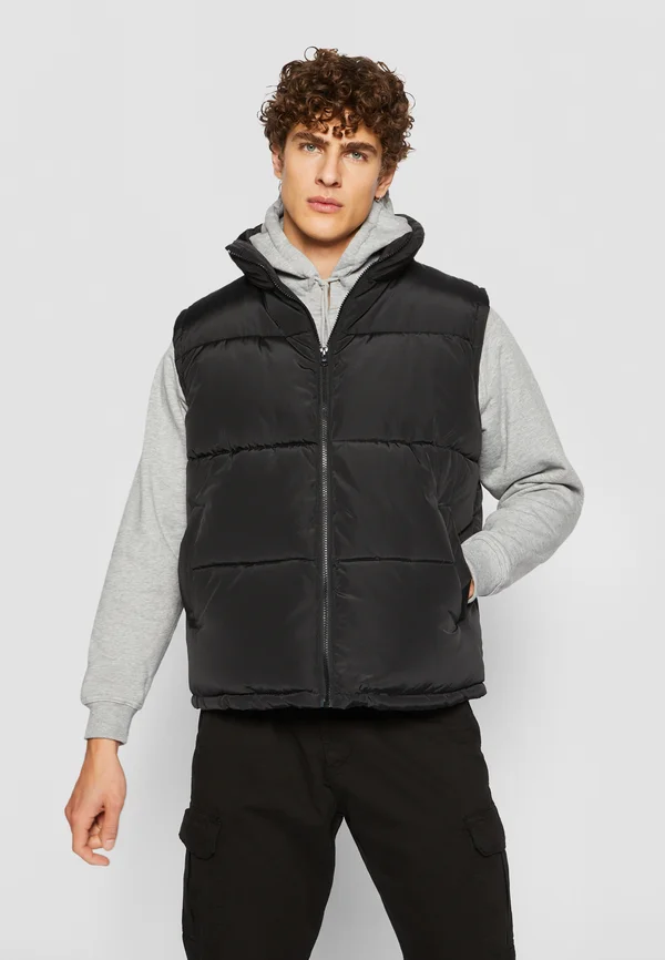 BLOCK PUFFER VEST - Weste - black/black