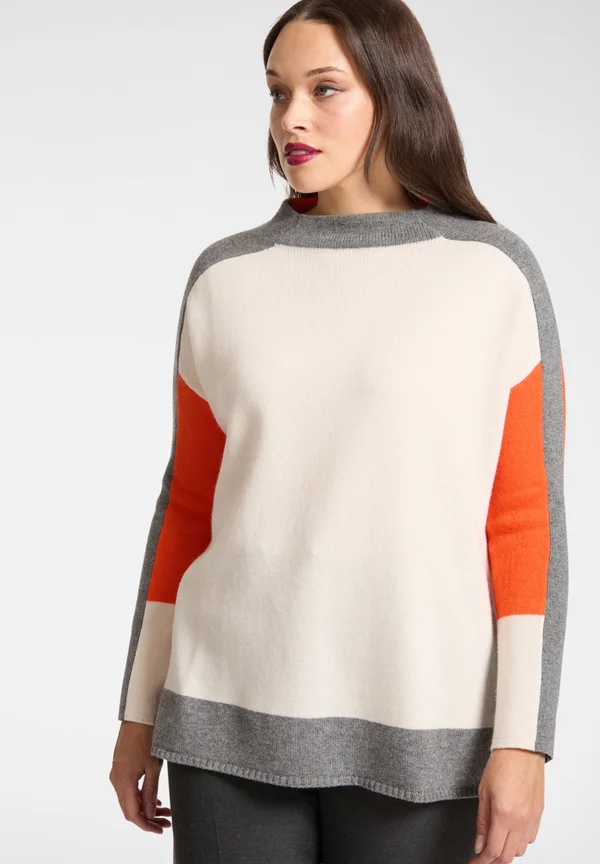 BLOCK - Strickpullover - arancione