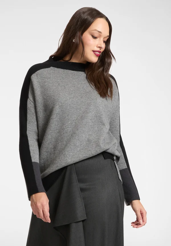 BLOCK - Strickpullover - nero