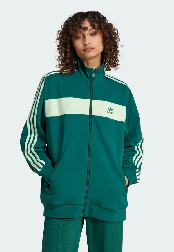 BLOCKED - Sweatjacke - collegiate green semi green spark