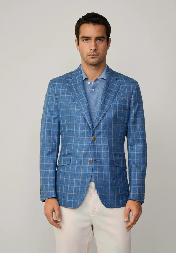 BLUE TATTERSALL - Sakko - pacific blue