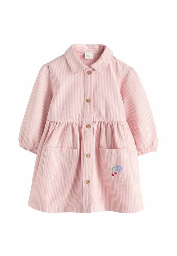 Blusenkleid - pink stripe