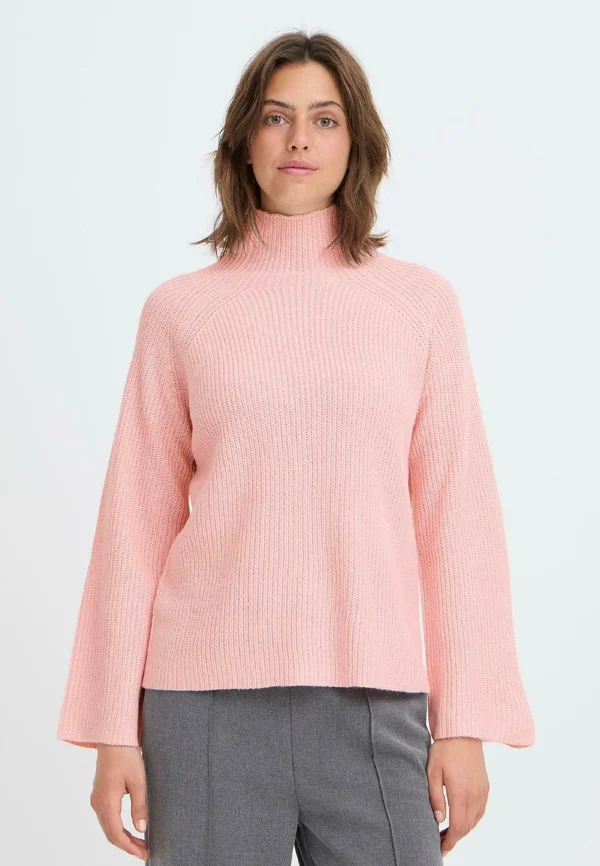 BMMNELLY TURTLENECK - Strickpullover - parfait pink
