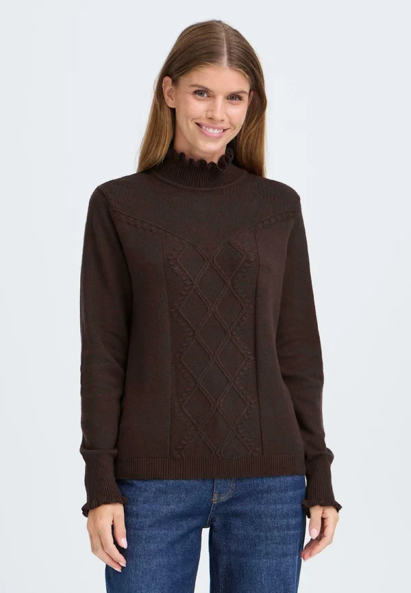 BMMNERA - Strickpullover - coffee bean