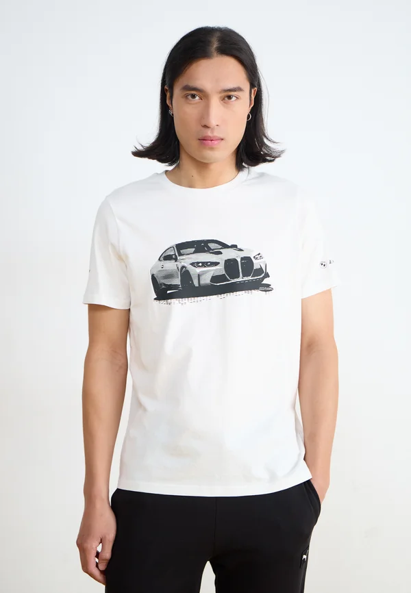 BMW GRAPHIC TEE - T-Shirt print - white