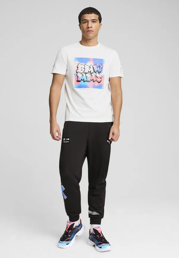 BMW M MOTORSPORT NEON ENERGY  - T-Shirt print - white
