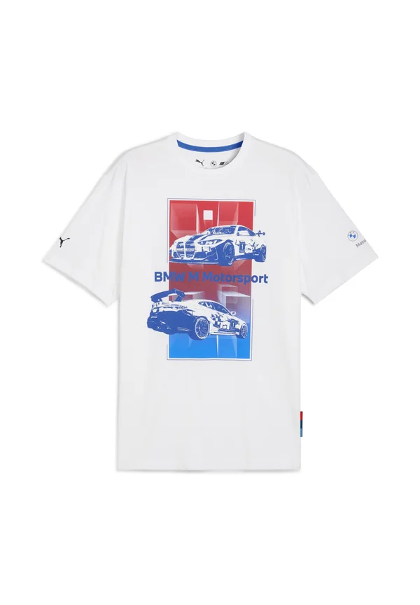 BMW MOTORSPORT BLOCK - T-Shirt print - white