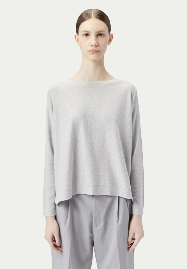 BOATNECK - Strickpullover - grey