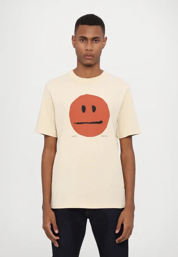 BOBBY MILEY - T-Shirt print - sand grey