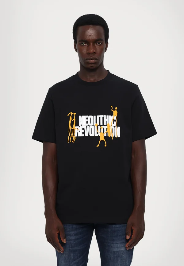 BOBBY NEOLITHIC  - T-Shirt print - black