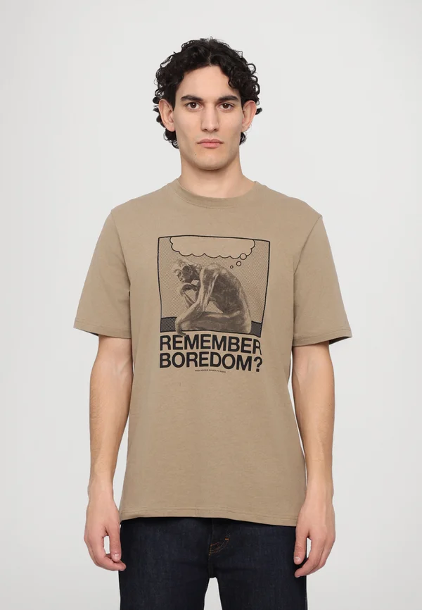 BOBBY PENSEUR - T-Shirt print - desert