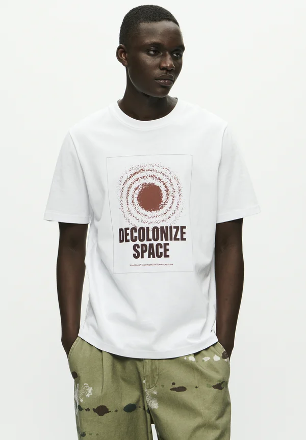 BOBBY TEE SPACE - T-Shirt print - bright white