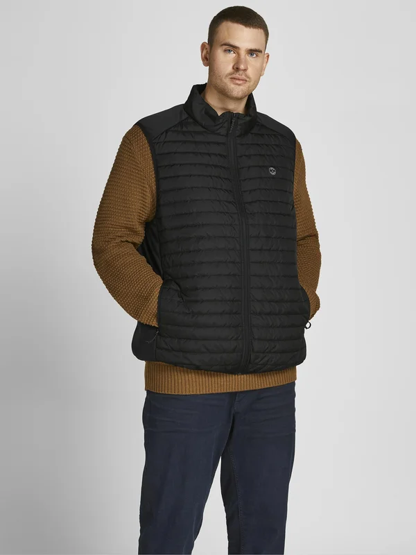 BODYWARMER COLLAR  - Weste - black