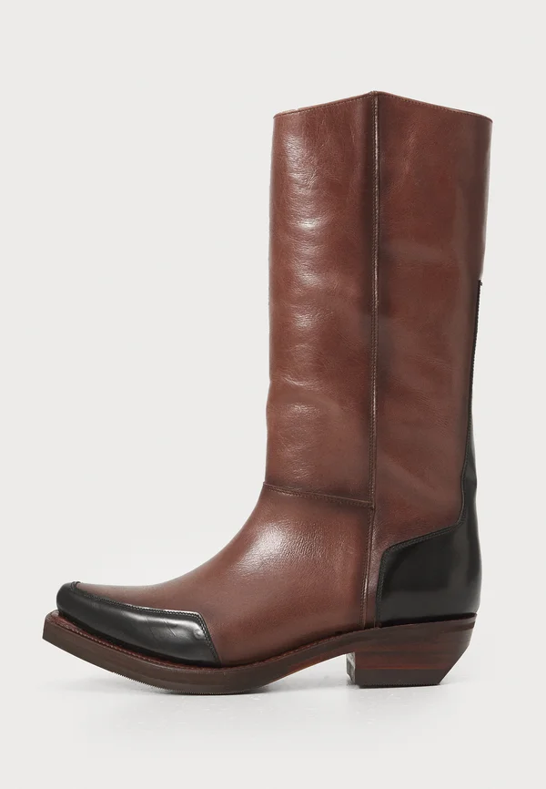 BOGOTA SHINY BOOT UNISEX - Cowboy-/Bikerboot - brown