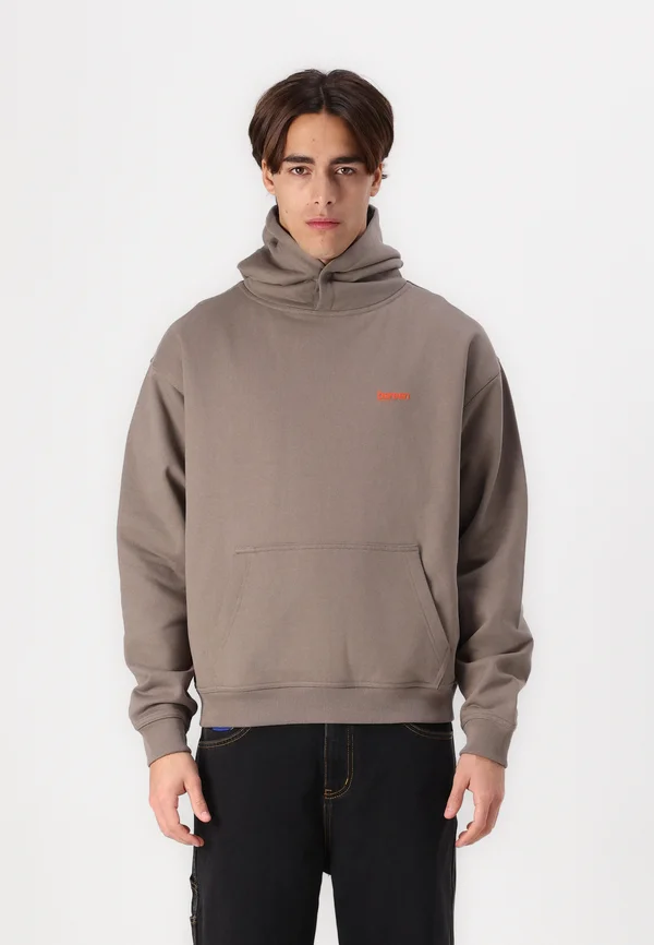 BOJAN OVERSIZE HOODIE - Sweatshirt - brindle