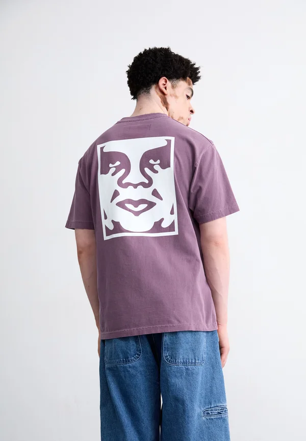 BOLD ICON FACE - T-Shirt print - plum perfect