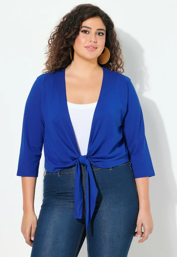 BOLERO - Strickjacke - blue