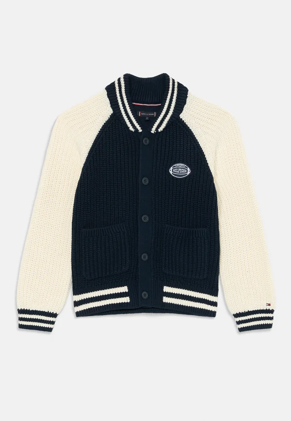 BOMBER CARDIGAN - Strickjacke - dark night navy