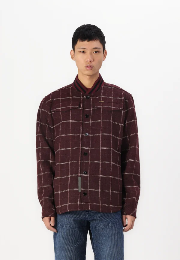 BOMBER COLLAR OVERSHIRT - Leichte Jacke - fig