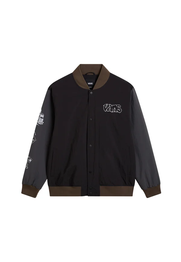 Bomberjacke - black asphalt