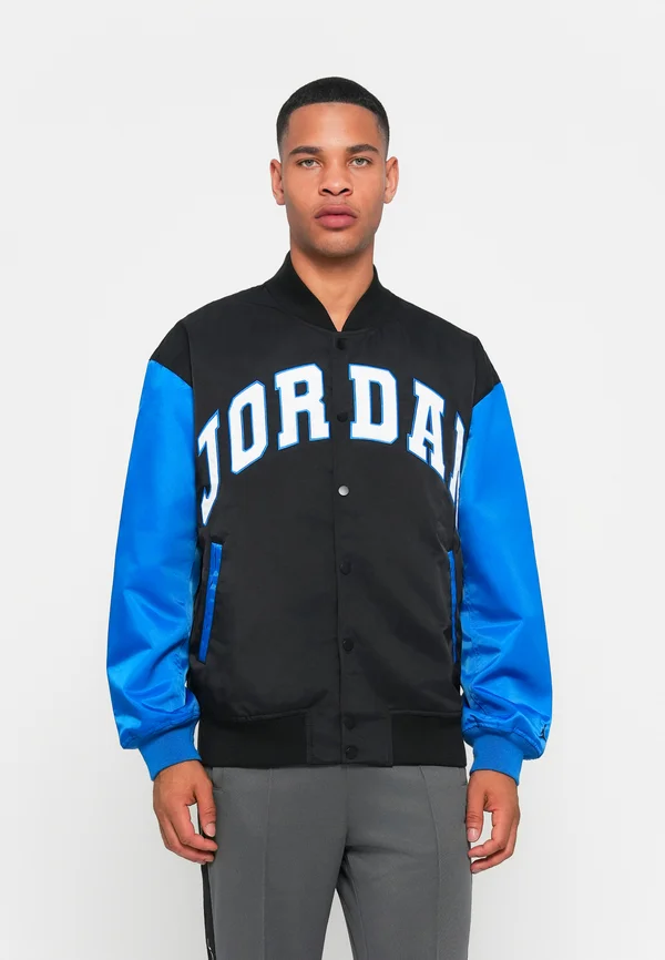 Bomberjacke - black/sport blue