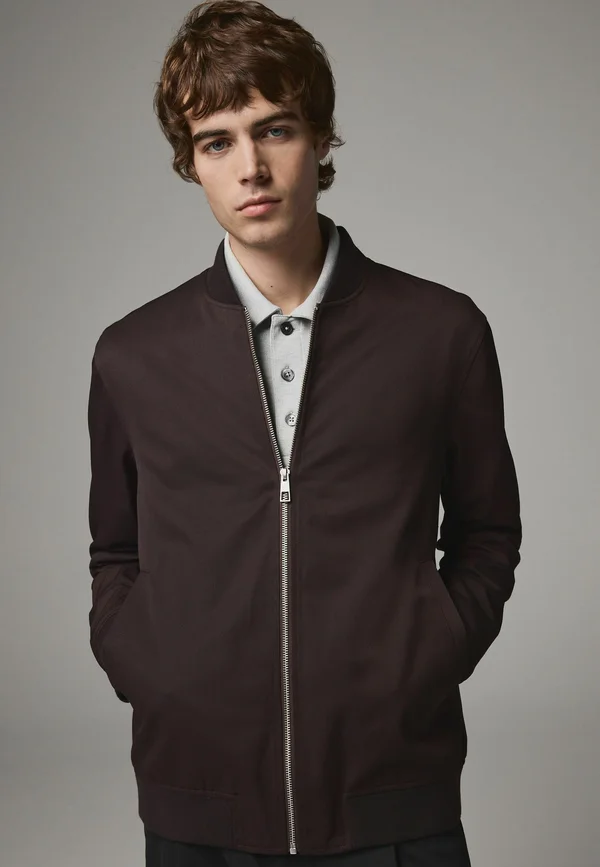 Bomberjacke - burgundy red