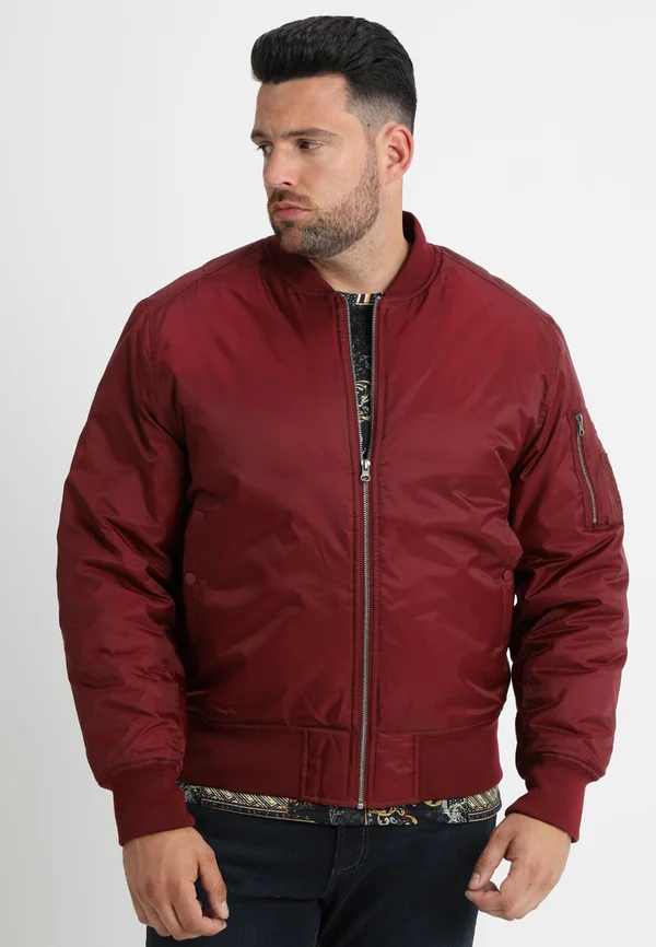 Bomberjacke - burgundy