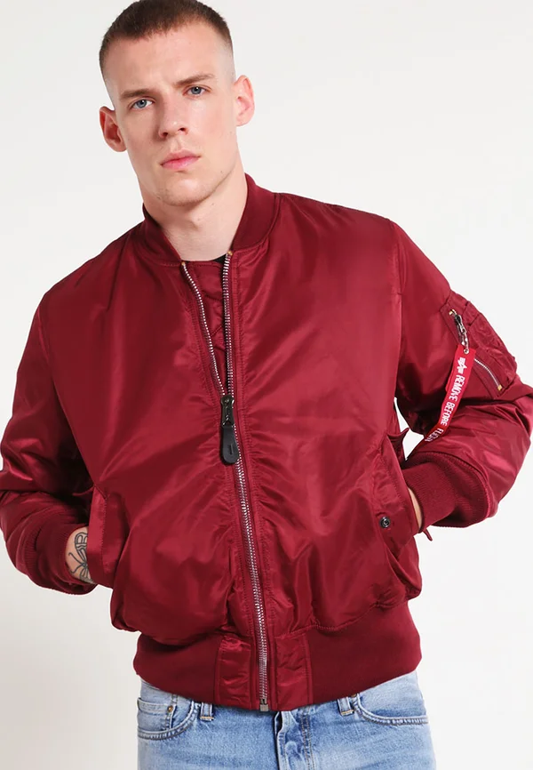 Bomberjacke - burgundy