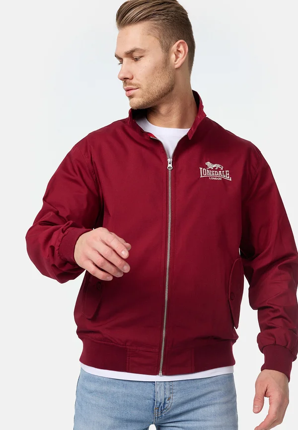 Bomberjacke - cherry red