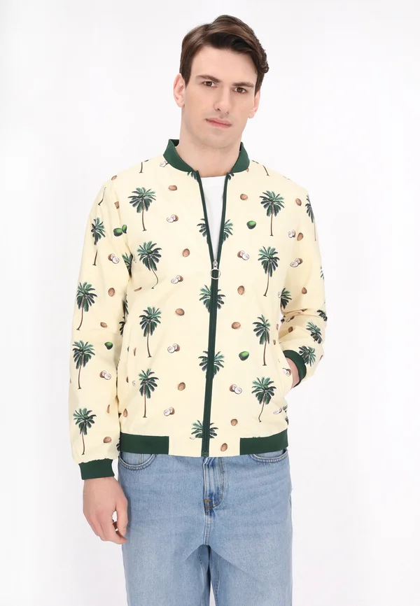 Bomberjacke - cream multicolor