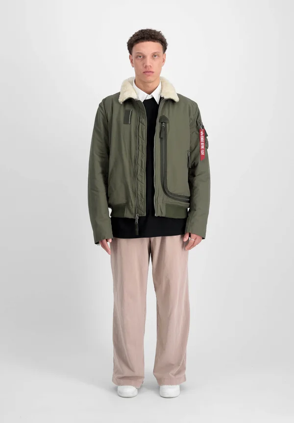 Bomberjacke - dark olive