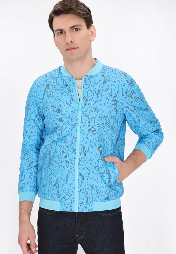 Bomberjacke - denim blau