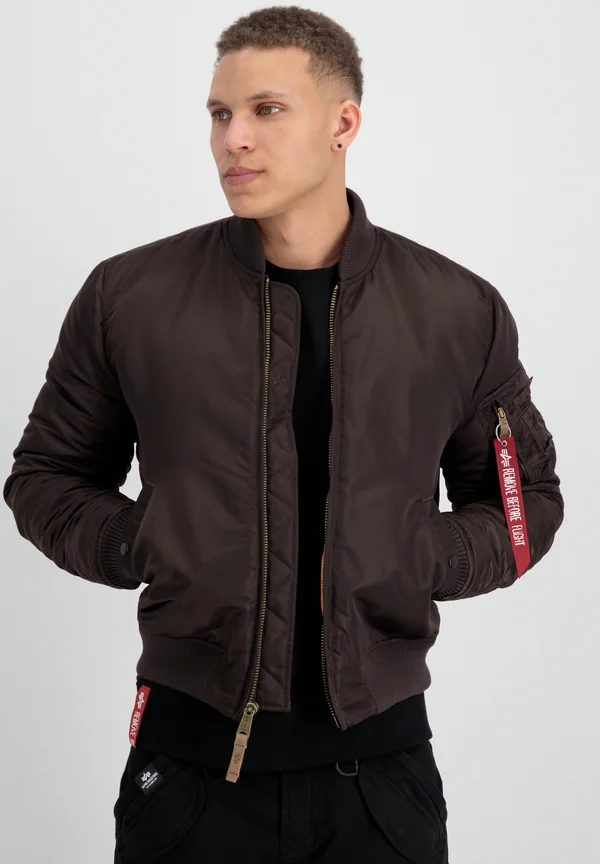 Bomberjacke - hunter brown