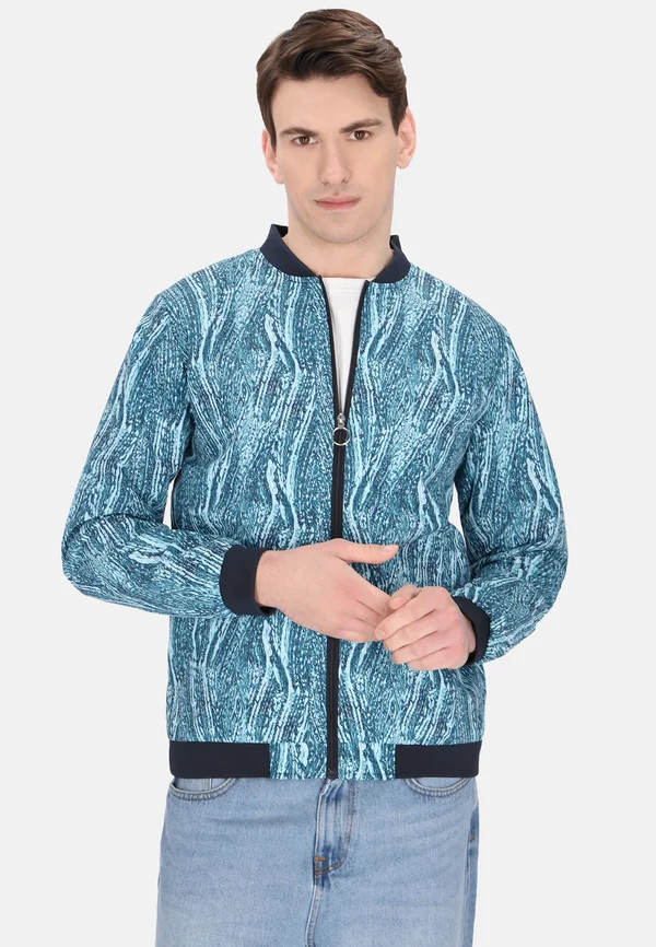 Bomberjacke - light blue multicolor