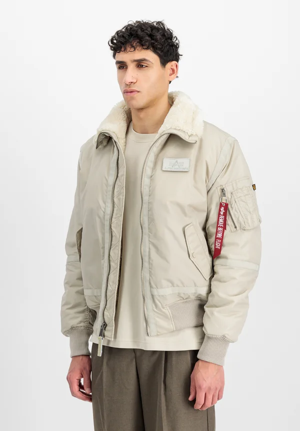 Bomberjacke - organic beige
