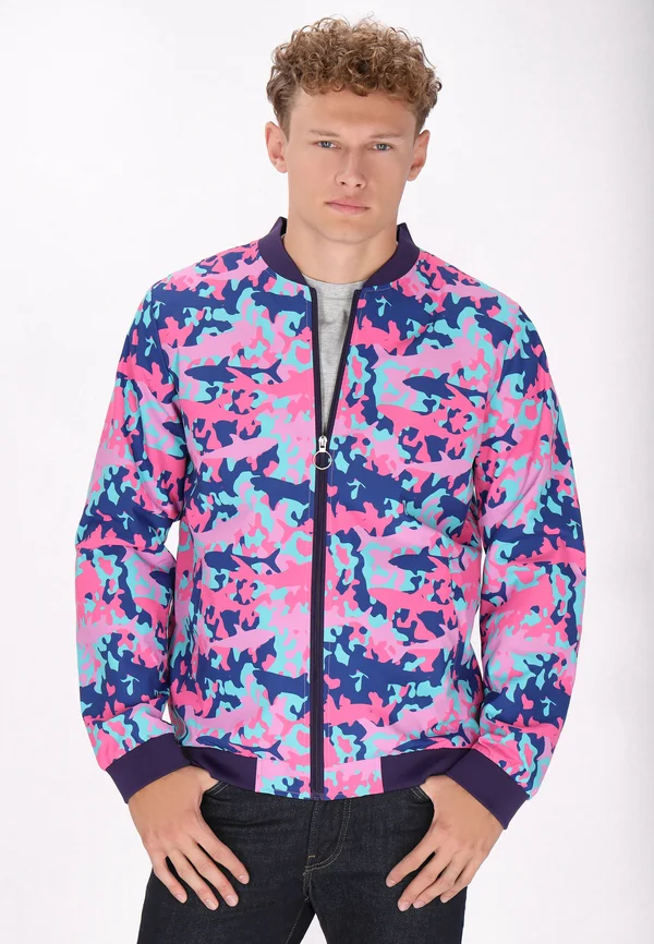 Bomberjacke - pink multicolor