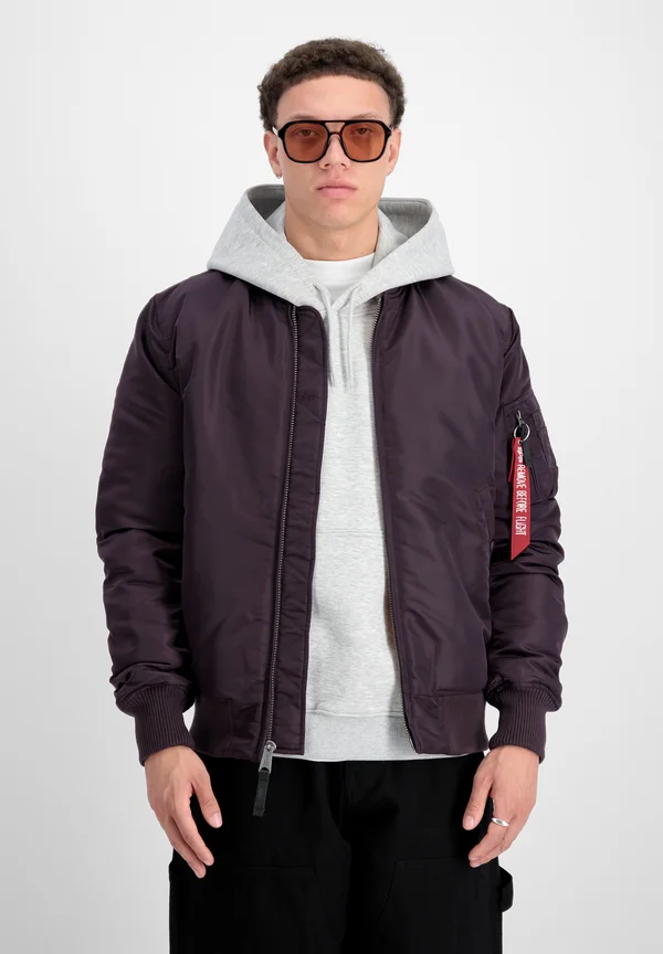 Bomberjacke - plum