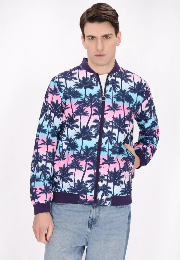 Bomberjacke - rose multicolor