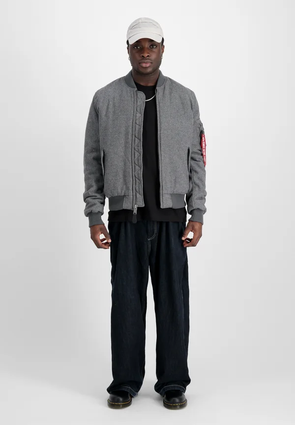Bomberjacke - silver